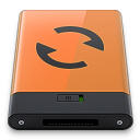 Orange Sync B Icon